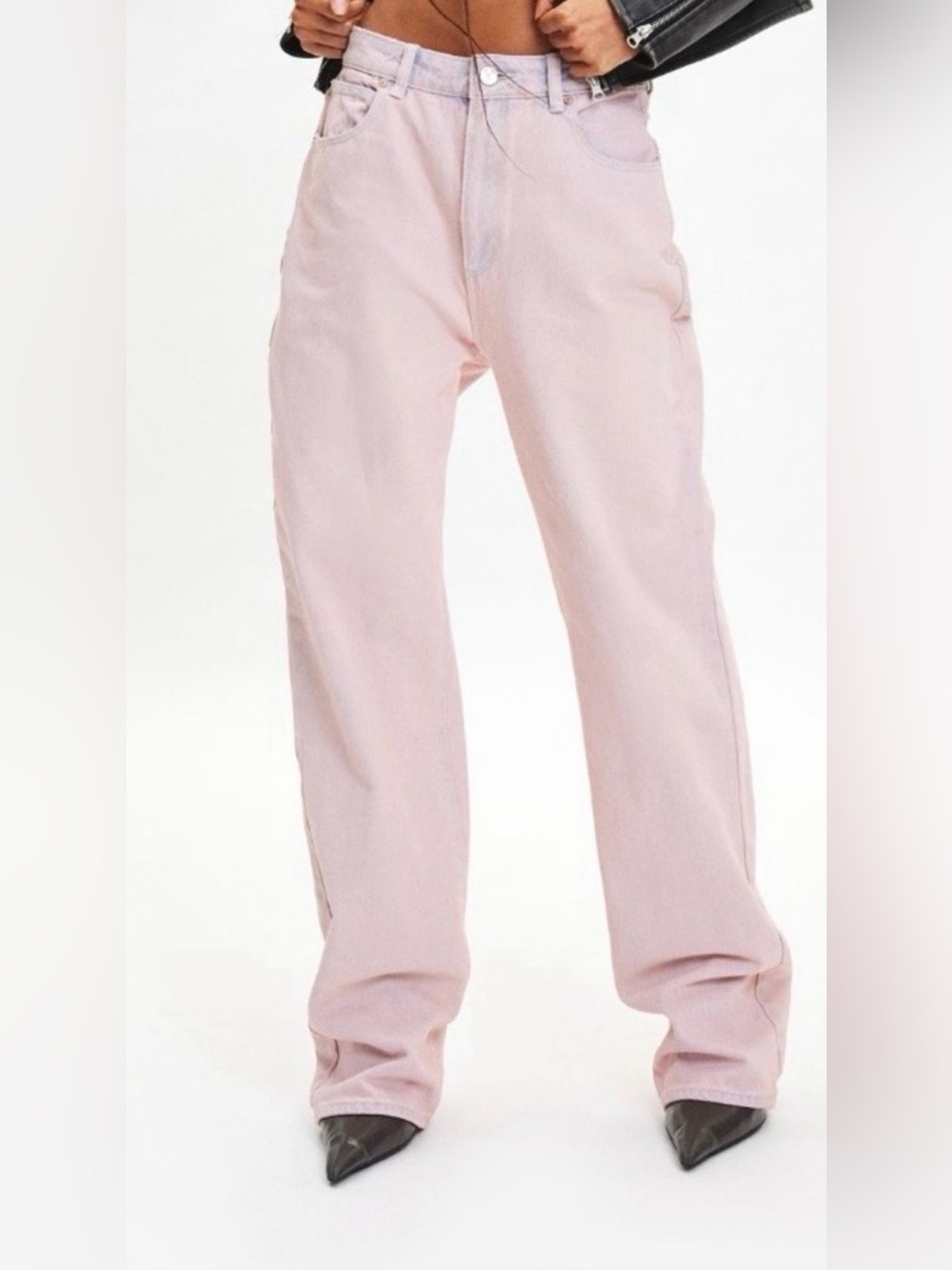 Abrand A Carrie Jean Dirty Pink High Rise Jeans Size 29 NWT